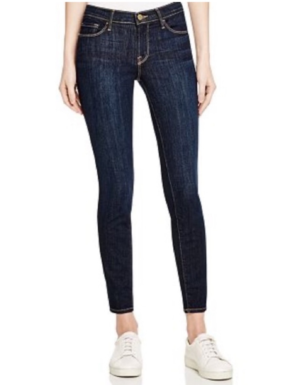 FRAME Denim Le Skinny de Jeanne Queens Way Dark Wash Jeans Size 28